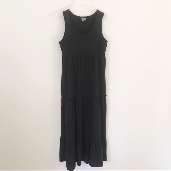 J. Jill Black Lightweight Maxi Dress - Picture 1 of 8